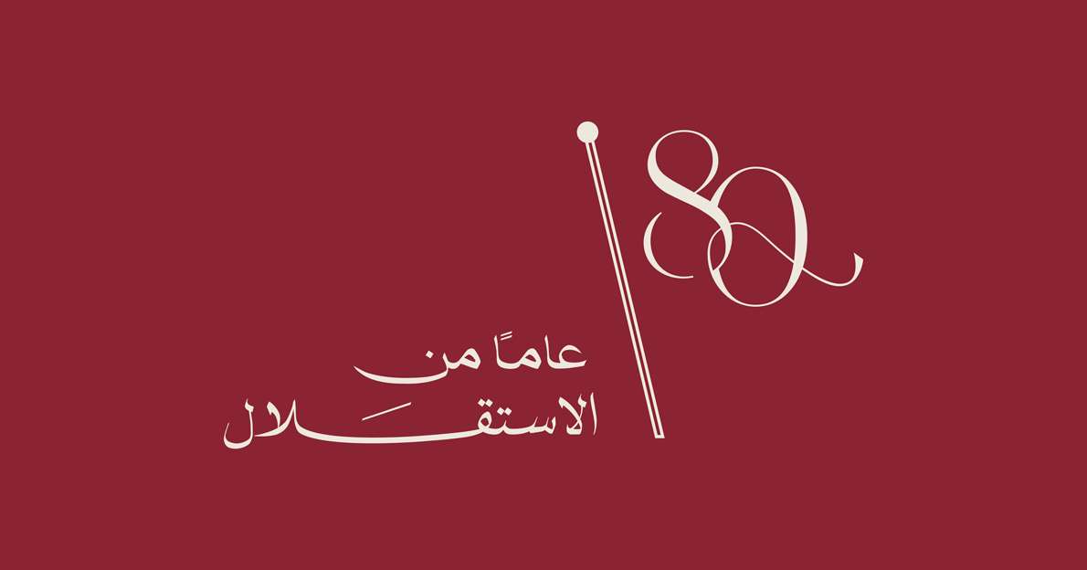 شعار عيد الاستقلال الأردني ال80