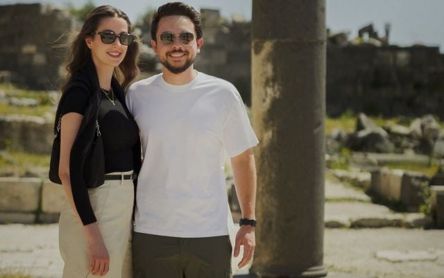 الأميرة الحسين بن عبدالله والأميرة رجوة الحسين