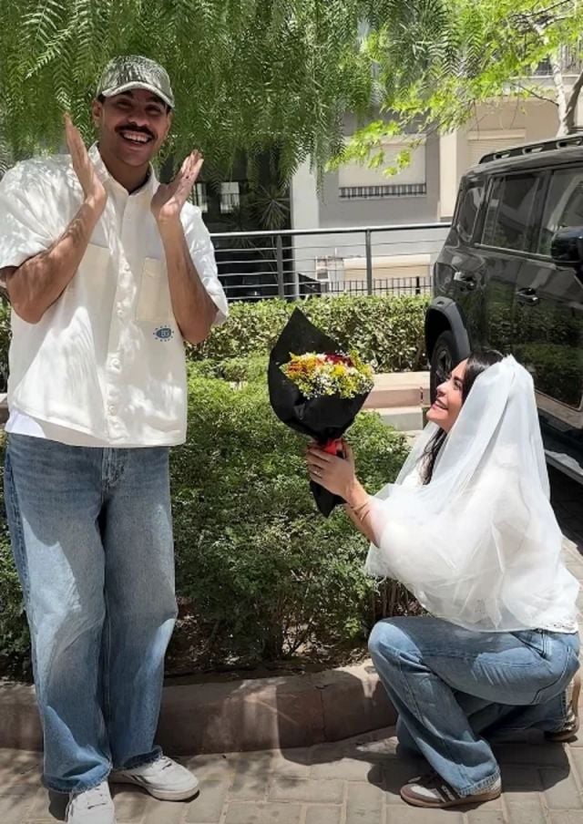 أحمد رمزي مع أسماء جلال