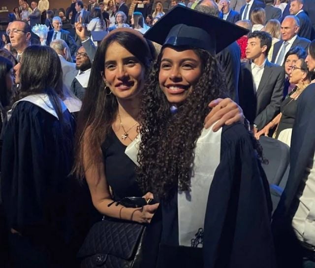 زينة مع ابنة شيرين عبد الوهاب