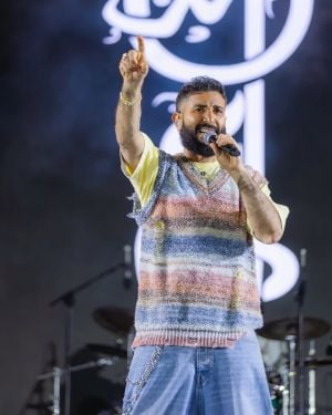  أحمد سعد يتألق في أولى حفلاته بعد انفصاله عن علياء بسيوني (صور)