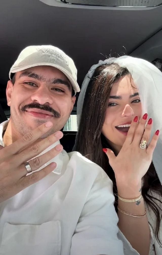 أحمد رمزي وأسماء جلال ودبل الزواج