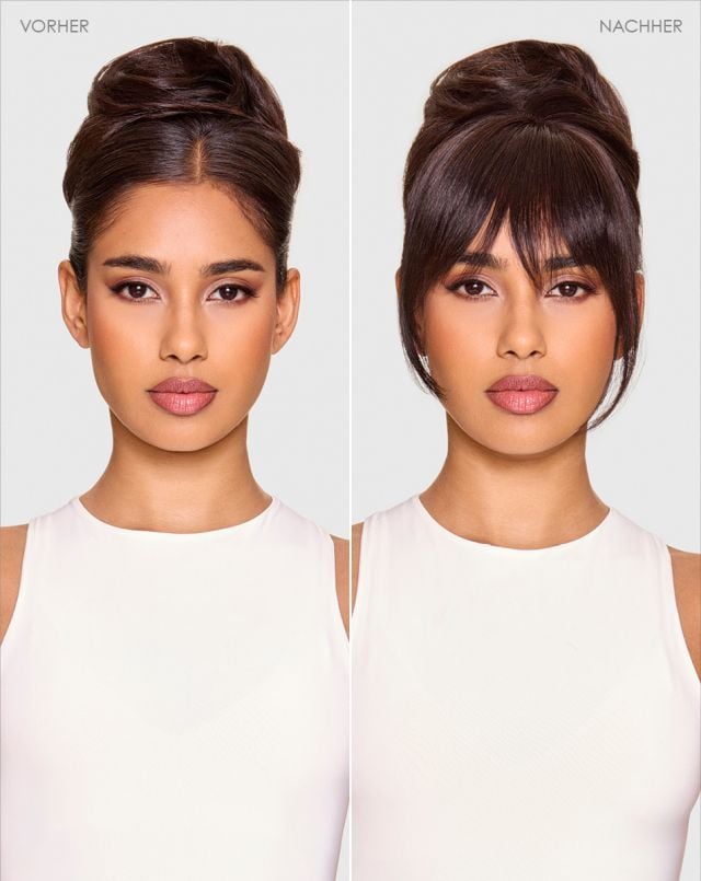 غرة The Barely There Bangs Clip-in Mini Fringe