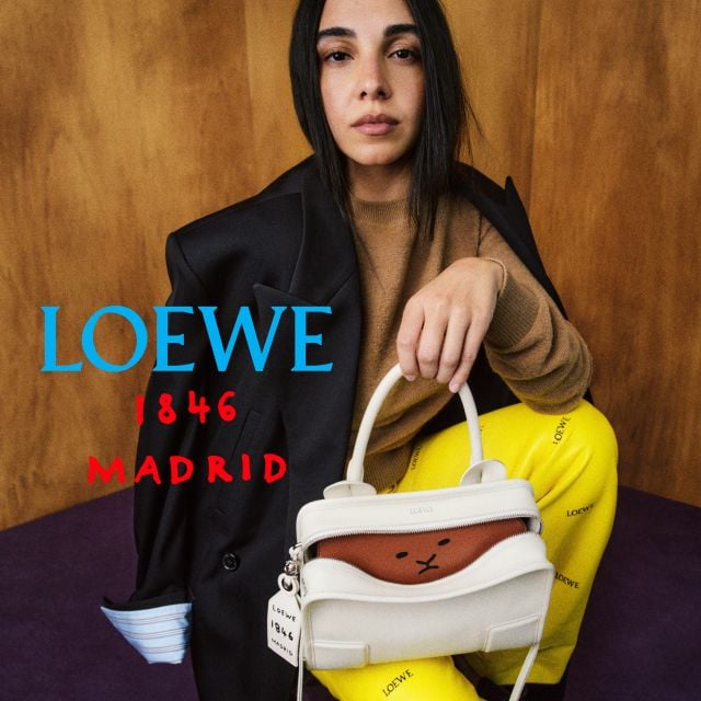 سلمى ابو ضيف في حملة LOEWE 180