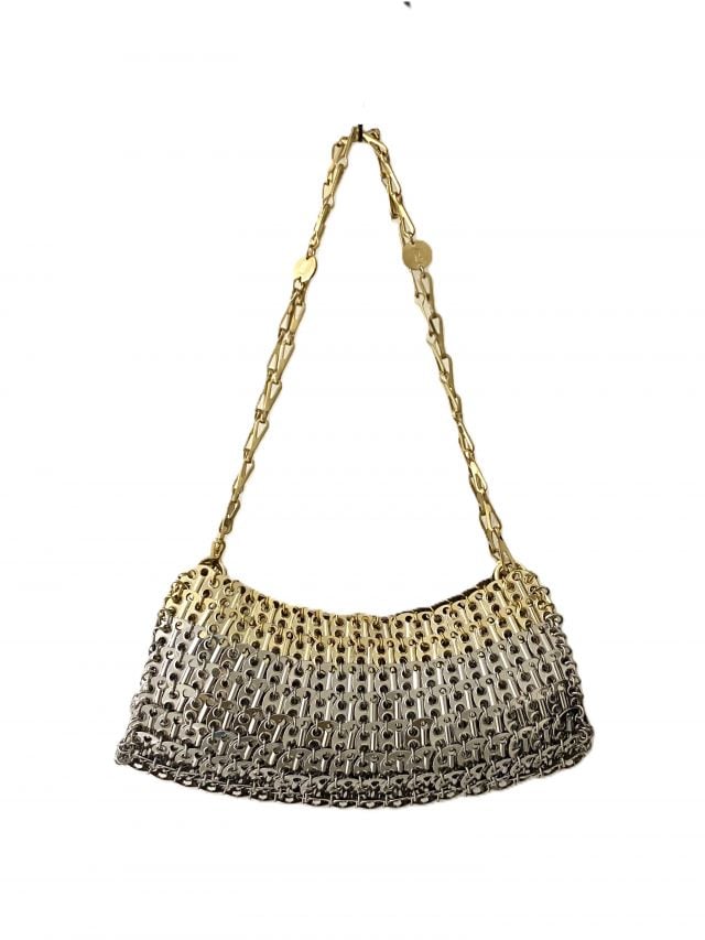 Silver and gold 1969 skyline baguette bag 