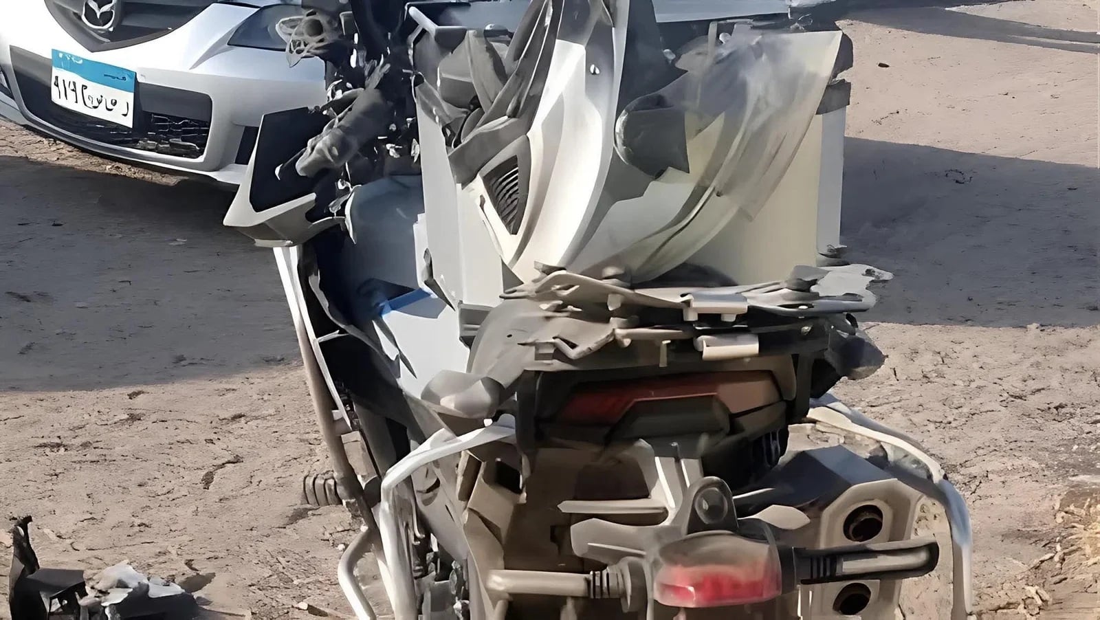 الدراجة النارية التي كن يستقلها محمد مرزبان الدراجة النارية التي كن يستقلها محمد مرزبان