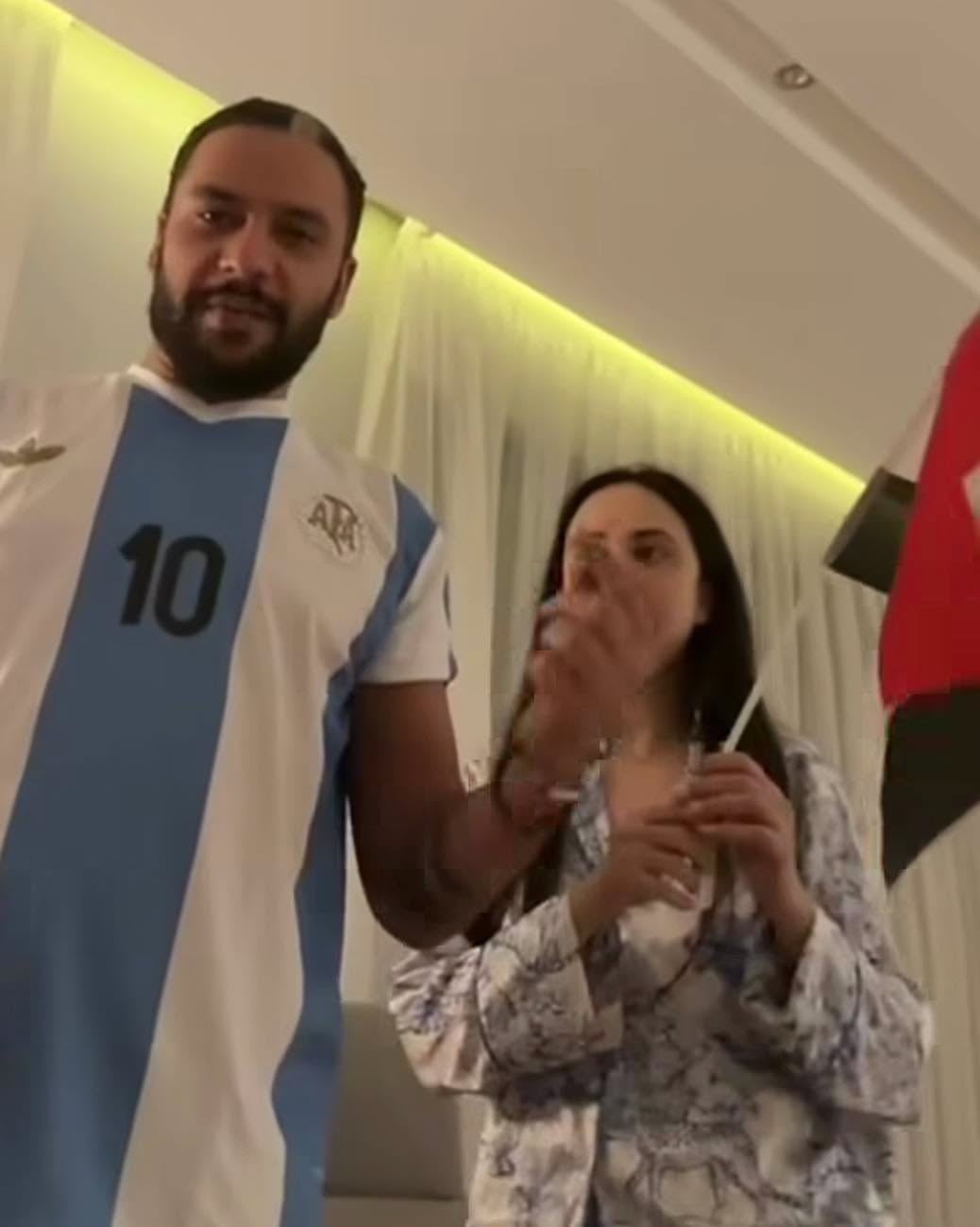 محمد السباعي بقميص منتخب الأرجنتين محمد السباعي بقميص منتخب الأرجنتين
