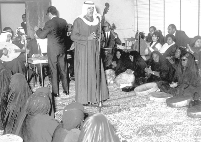 عبد المحسن المهنا في شبابه