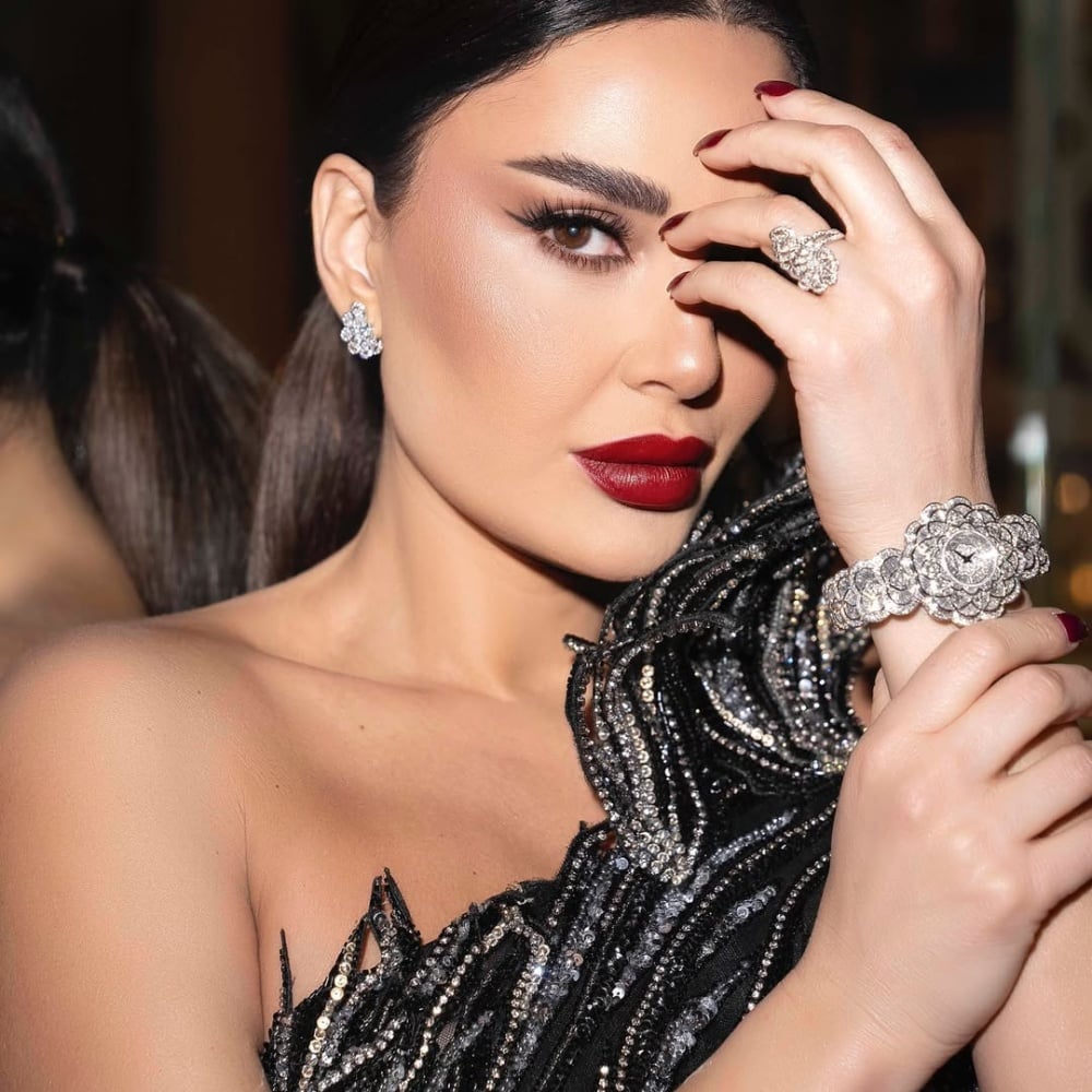 سيرين عبد النور: مكياج السموكي الكلاسيكي