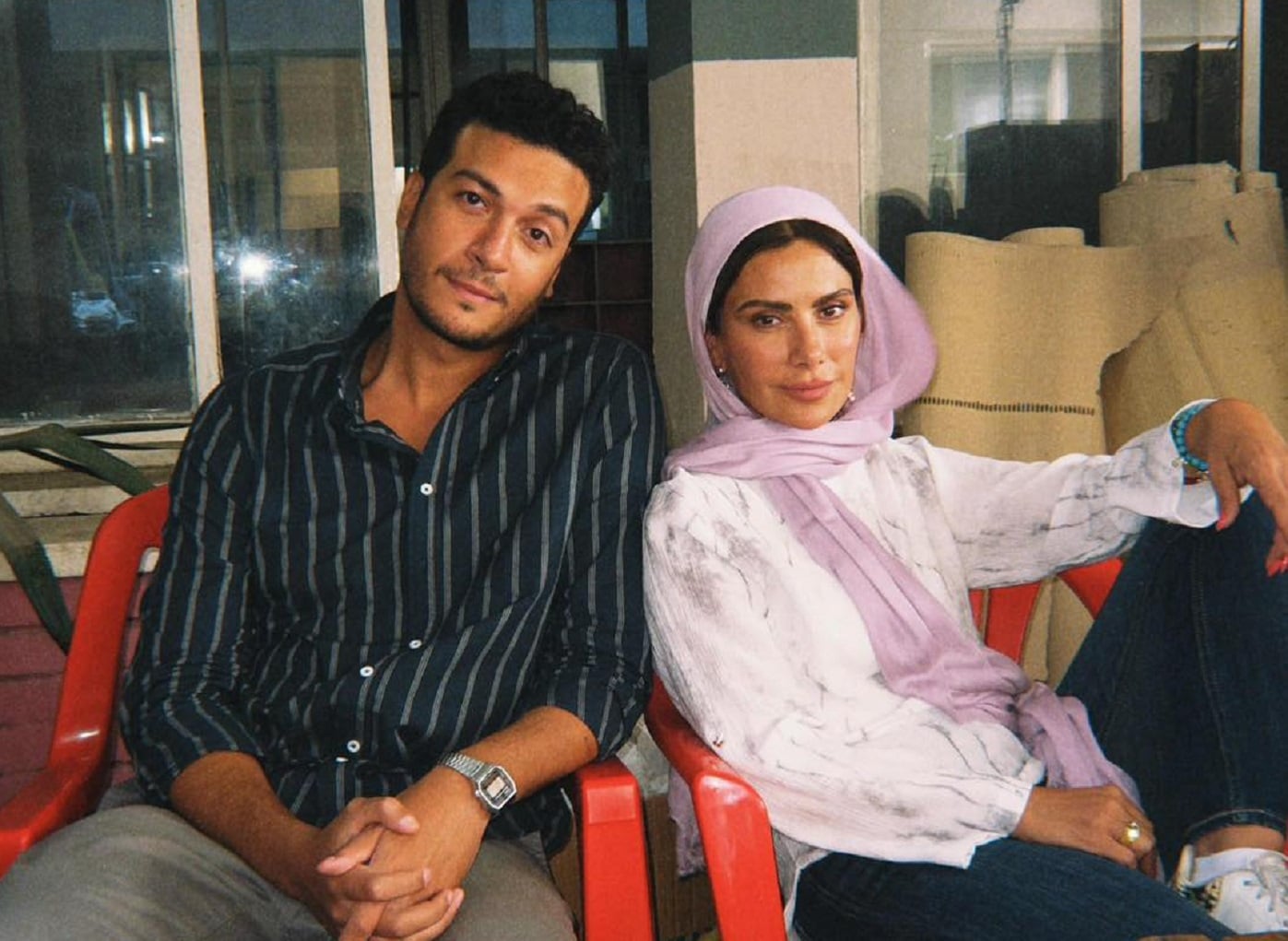 صبا مبارك وأحمد عبد الوهاب