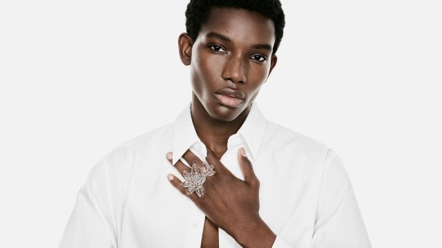 خاتم كريستال صخري Human Being من Boucheron