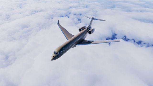 تصميم خارجي للطائرة بتوقيع إيلي صعب