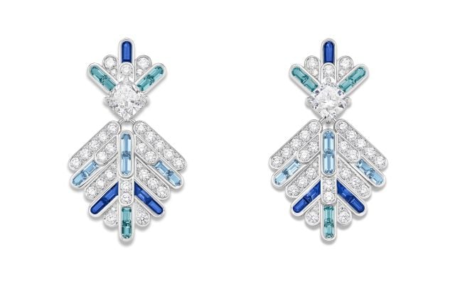 أقراط من مجموعة Colours of Extraleganza من Piaget