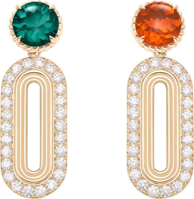 أقراط من مجموعة Colours of Extraleganza من Piaget