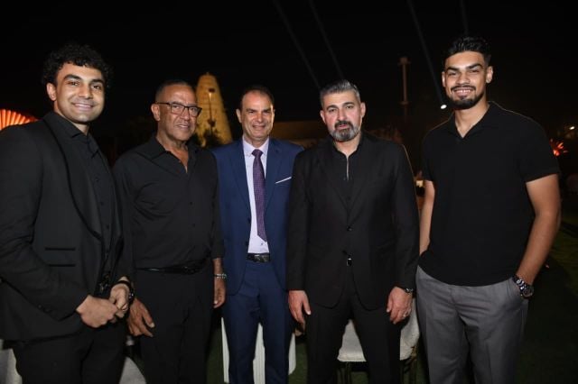 نجوم الفن والرياضة في زفاف ابنة صبحي خليل