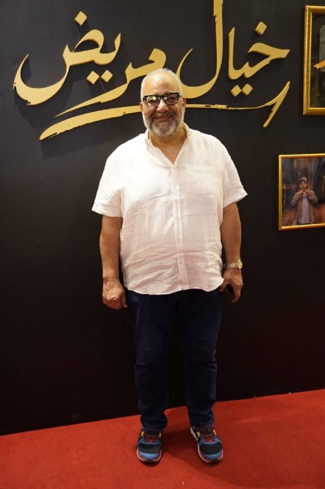 بيومي فؤاد في العرض الخاص لمسرحية 