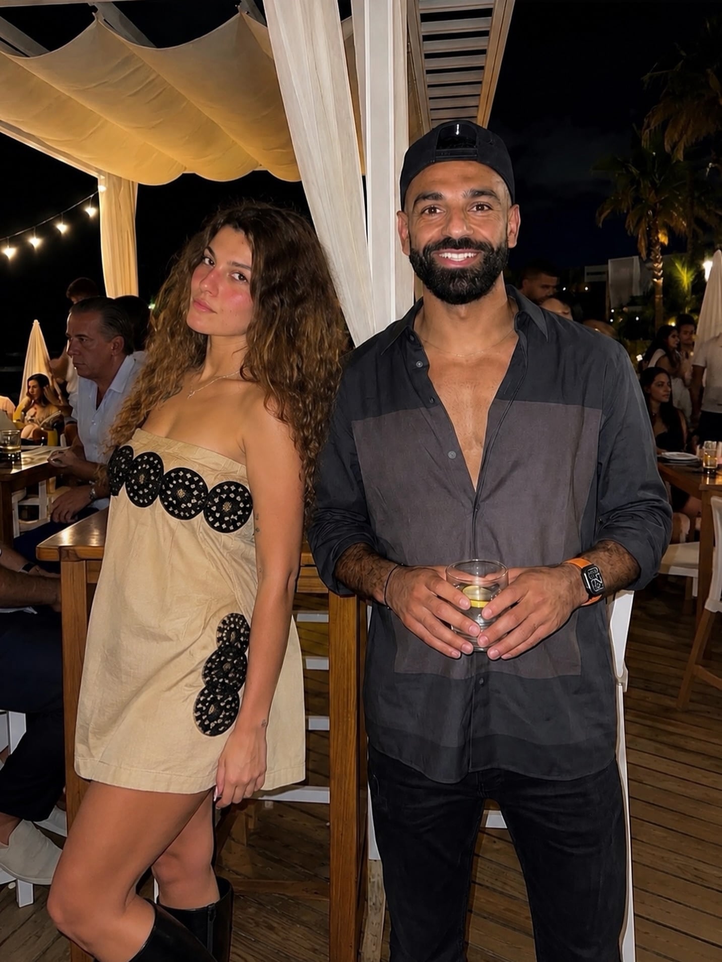 محمد صلاح ومهرة سامي