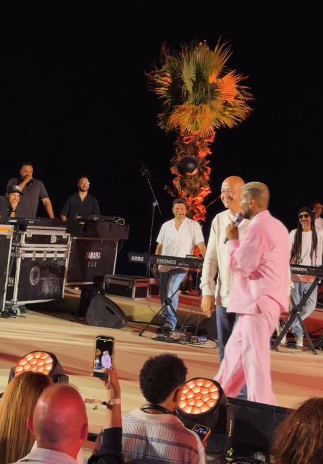 أحمد سعد وعمرو أديب