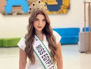  ملكة جمال مصر إيريني يسري تدعم الأطفال مرضى القلب بزيارة إنسانية