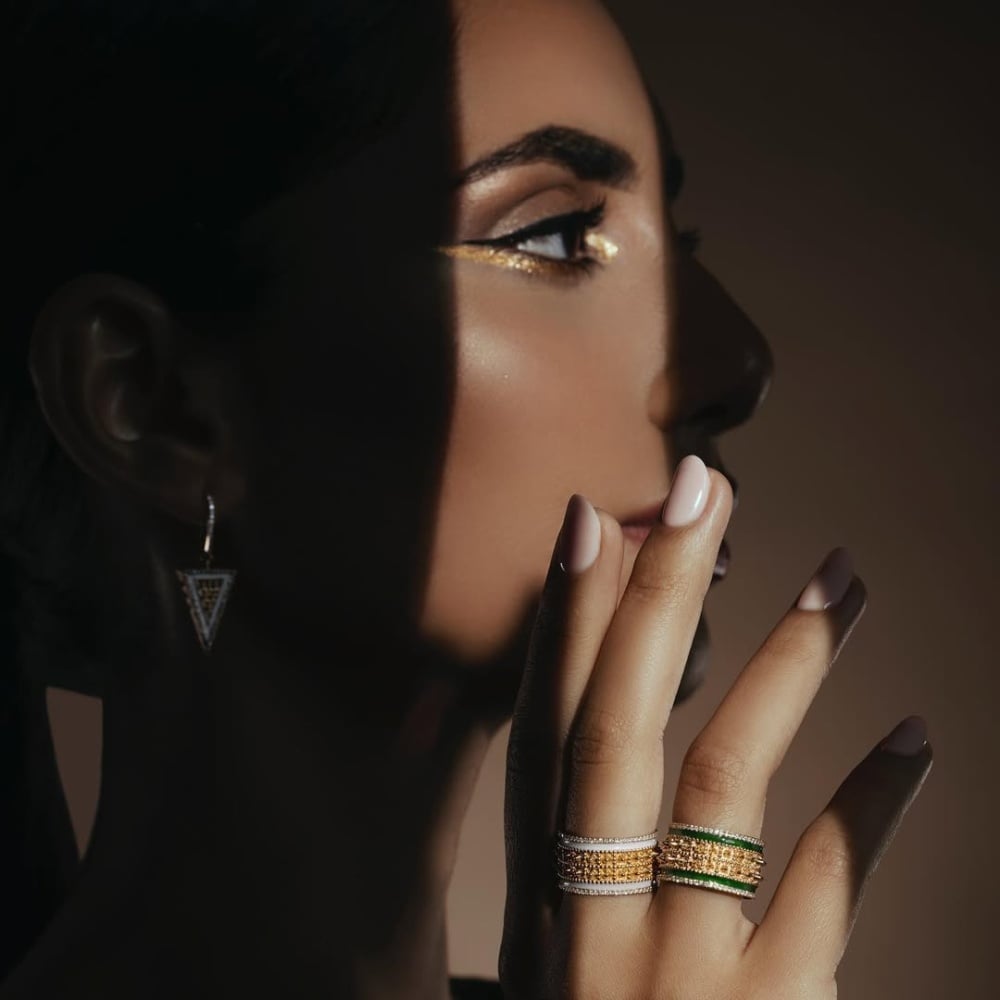 قطع مجوهرات من تصميم عائشة بن هندي