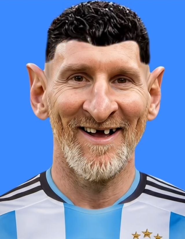 تغيير في شكل ميسي