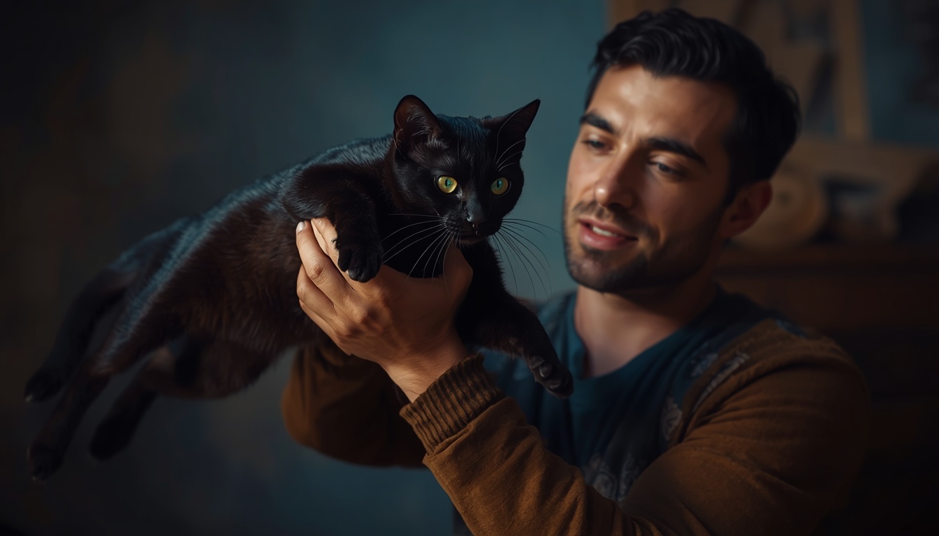 القط الاسود في المنام للرجل القط الاسود في المنام للرجل