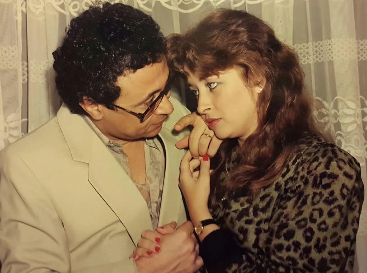 فايزة كمال وزوجها مراد منير