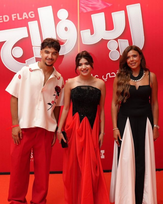 ناهد السباعي في العرض الخاص لفيلم 
