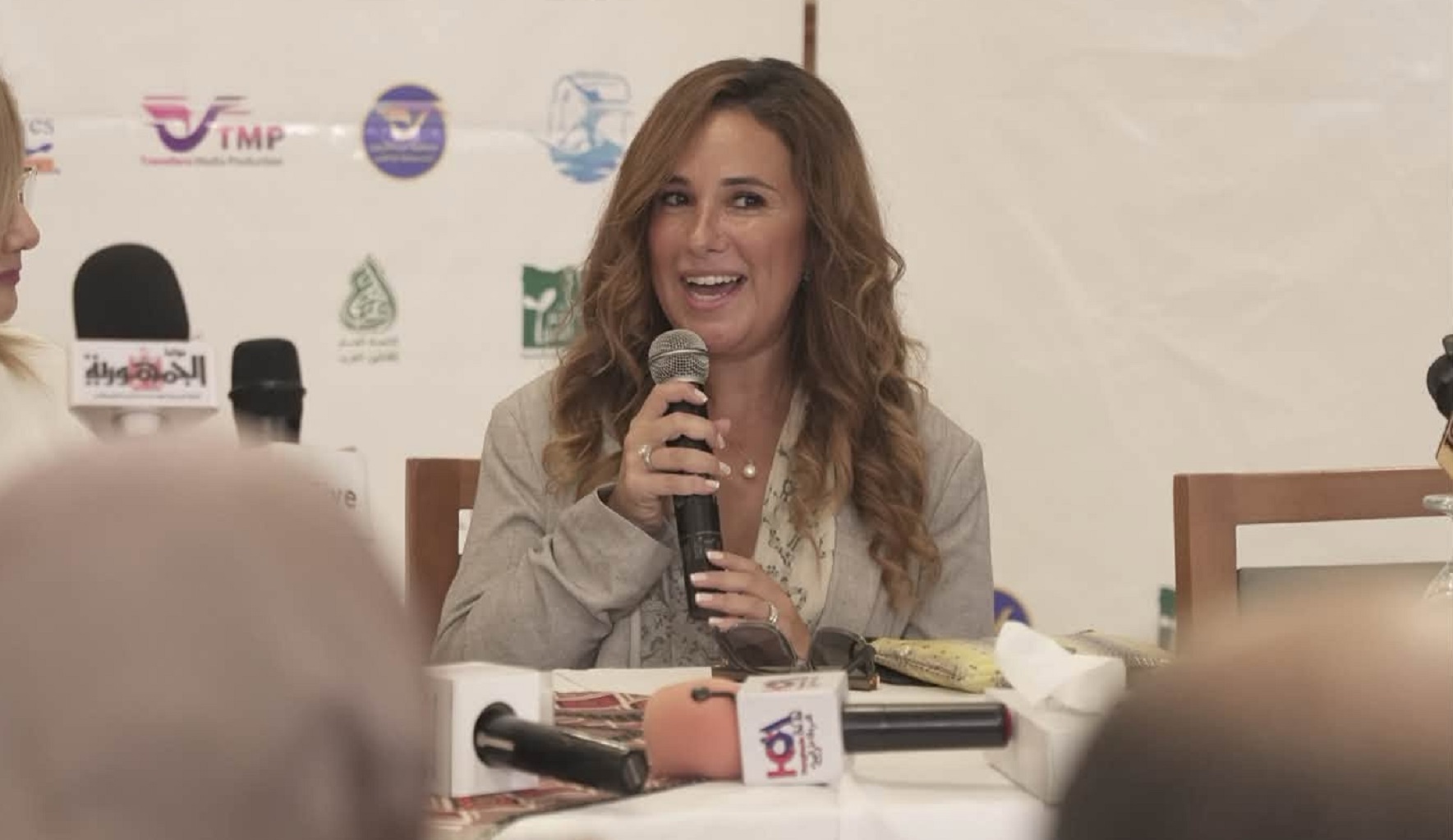 شيري عادل ترد على أسئلة الحضور في ندوة تكريمها