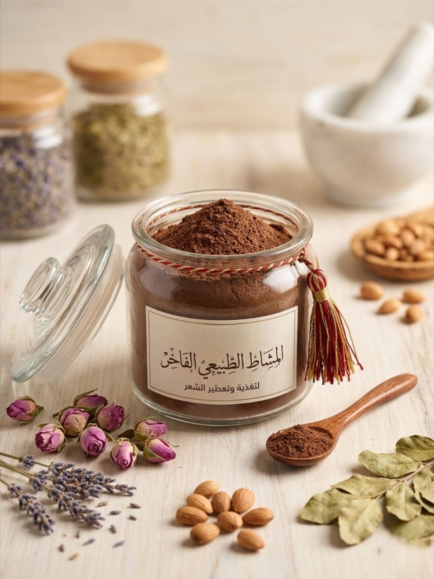 فوائد المشاط للشعر وأهم خلطاته وطريقة استخدامه