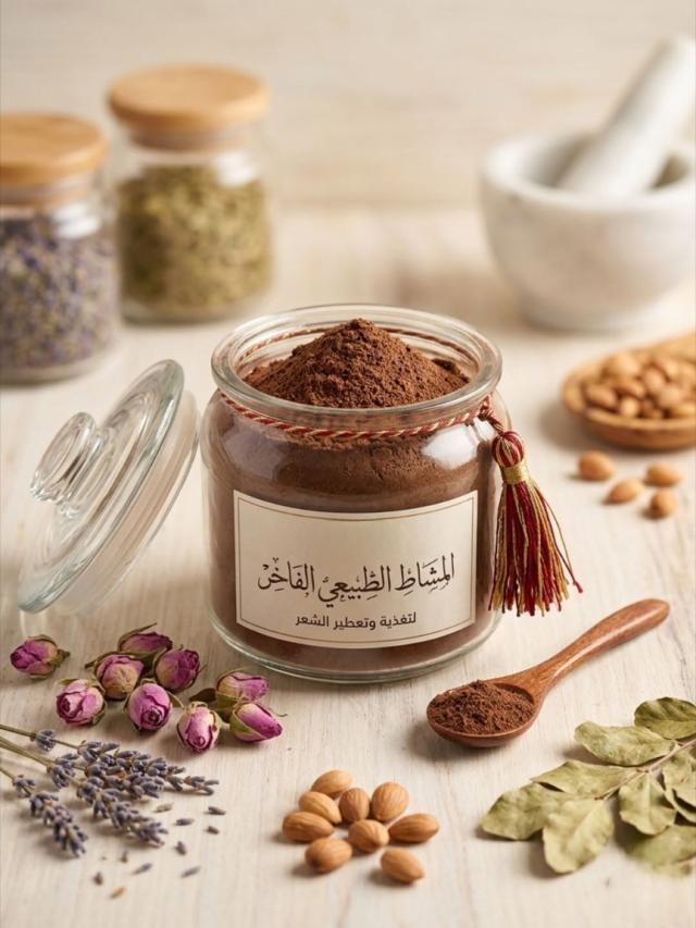 فوائد المشاط للشعر وأهم خلطاته وطريقة استخدامه