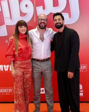  أحمد حاتم وشريف منير ونجوم الفن يحتفلون بالعرض الخاص لفيلم "ريد فلاج" (صور)