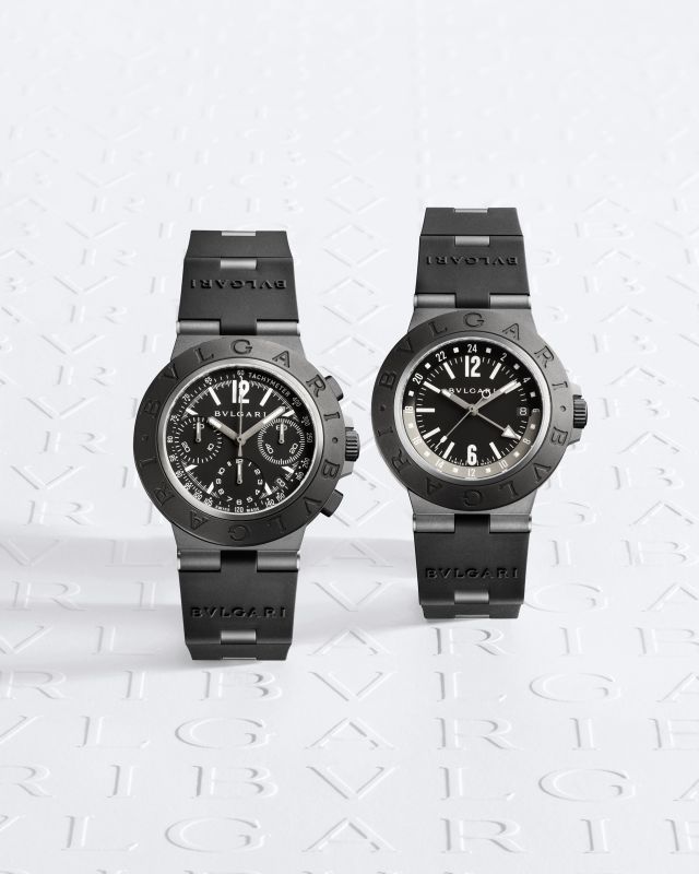 Bvlgari Titanio يجمع الكرونوغراف وGMT في تصميم عصري يجسّد خفة التيتانيوم ودقة الأداء