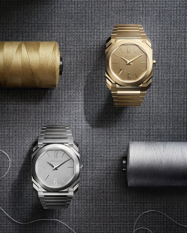 Octo Finissimo 37 يجمع بين التيتانيوم والذهب في تصميم أنيق يعكس دقة Bvlgari