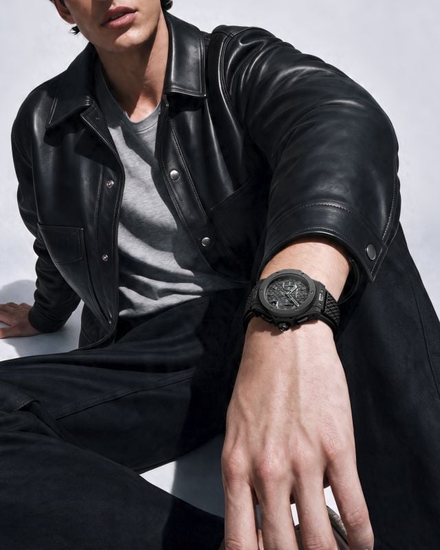 Hublot Big Bang Original Soft Touch All Black بلمسة سوداء مخملية