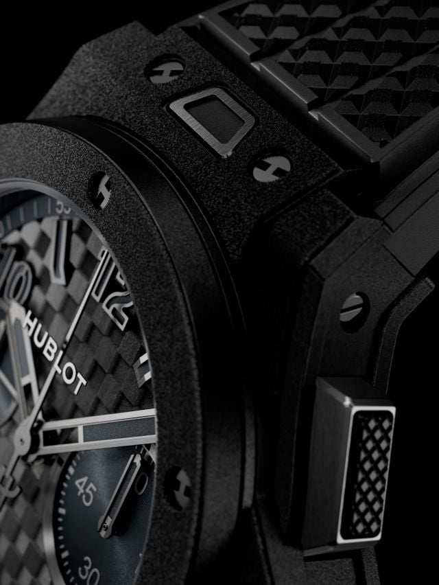 Hublot Big Bang Original Soft Touch All Black بلمسة سوداء ناعمة