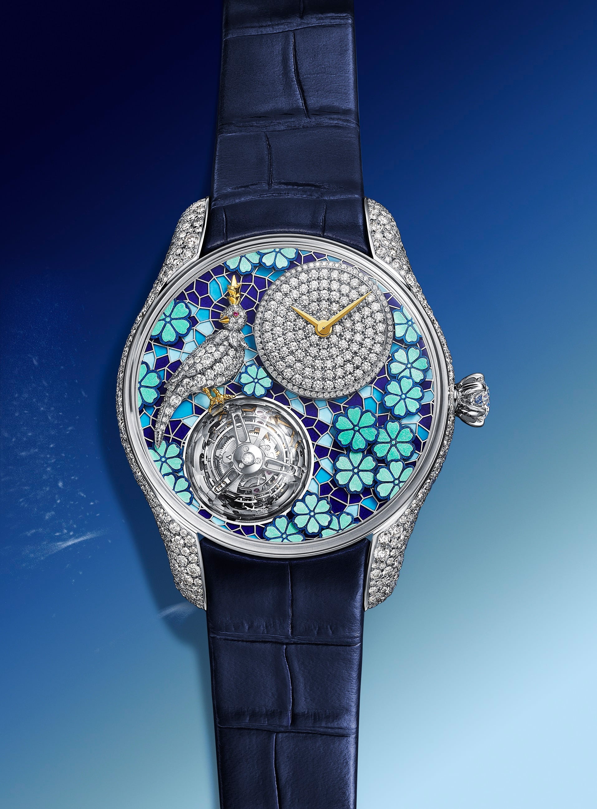 ساعة Jean Schlumberger by Tiffany Bird on a Flying Tourbillon من Tiffany & Co