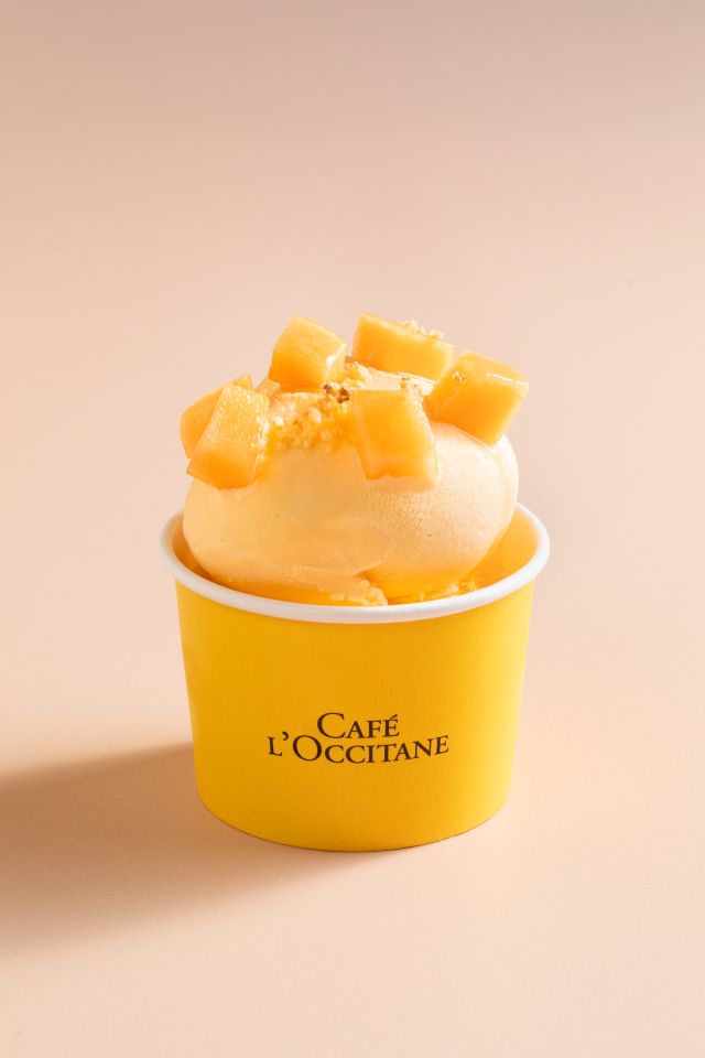 آيس كريم مقهى L’Occitane انتعاش بنكهة فرنسية
