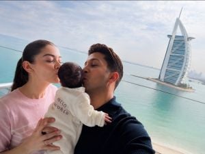 ليلى أحمد زاهر وهشام جمال يعلنان وصول مولودتهما الأولى "إيلا"