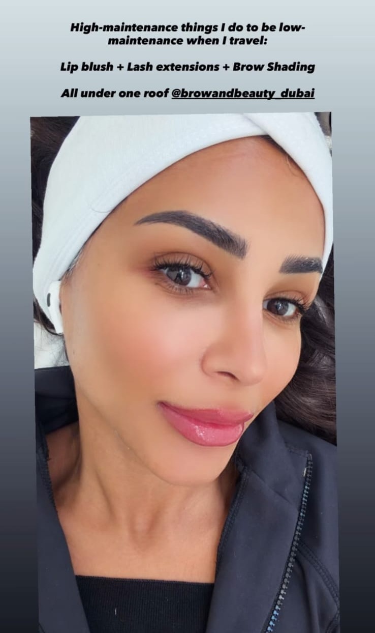 مهيرة عبد العزيز تعتمد Lip Blush لإبراز الشفاه مهيرة عبد العزيز تعتمد Lip Blush لإبراز الشفاه
