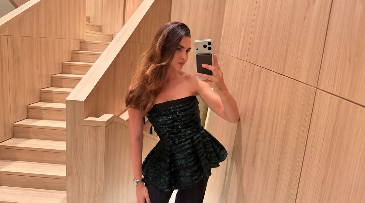 زين قطامي تتألق بإطلالتها الأولى من مجموعة إيلي صعب وH&M