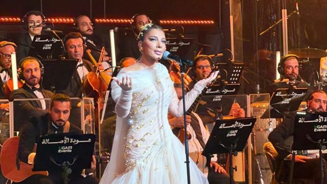 أصالة في دمشق تعتذر من شاب وسيم ومن  أهالي طرطوس (فيديو)