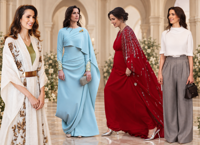 رحلة الأناقة الملكية.. هكذا تطورت إطلالات الأميرة رجوة في كل مراحلها