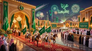 شعار اليوم الوطني السعودي 2026 ... دلالات الرؤية والقصة خلف التصميم