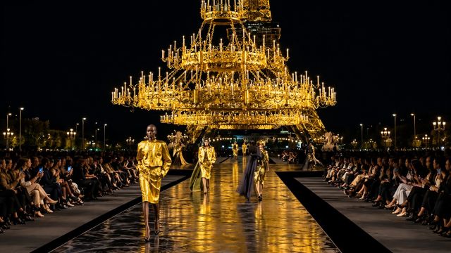 الذهب لغة للأناقة: مجموعة Saint Laurent لربيع وصيف 2027
