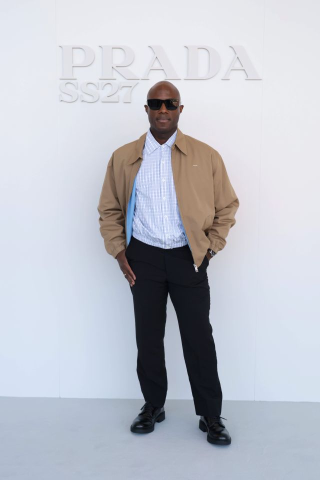 Berry Jenkins في عرض Prada لربيع وصيف 2027