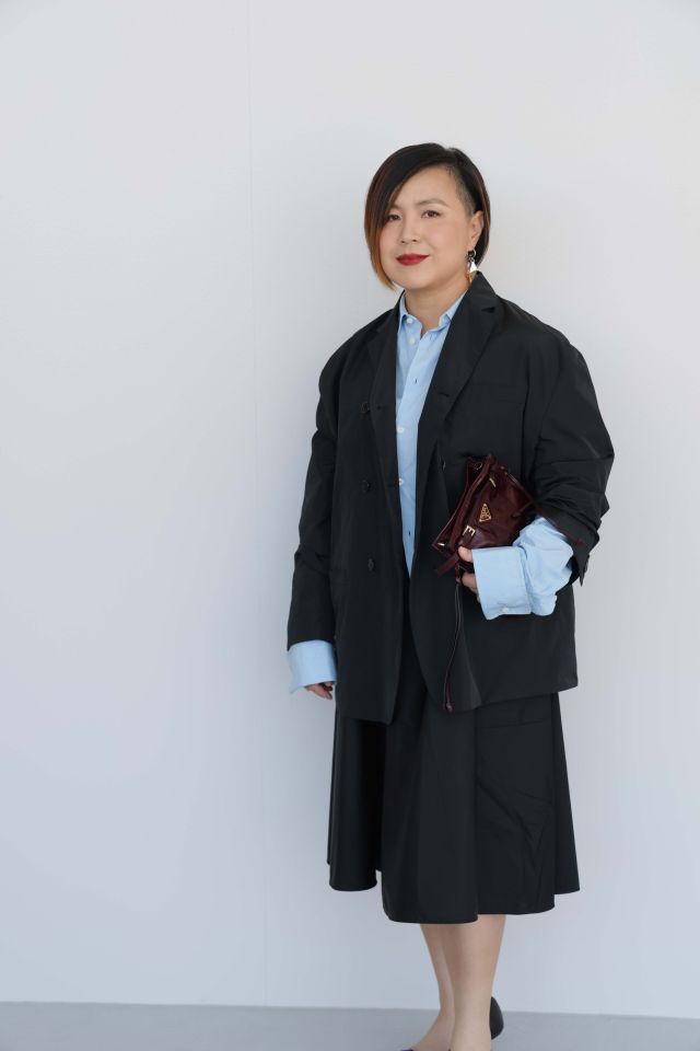 Cao Fei في عرض Prada لربيع وصيف 2027
