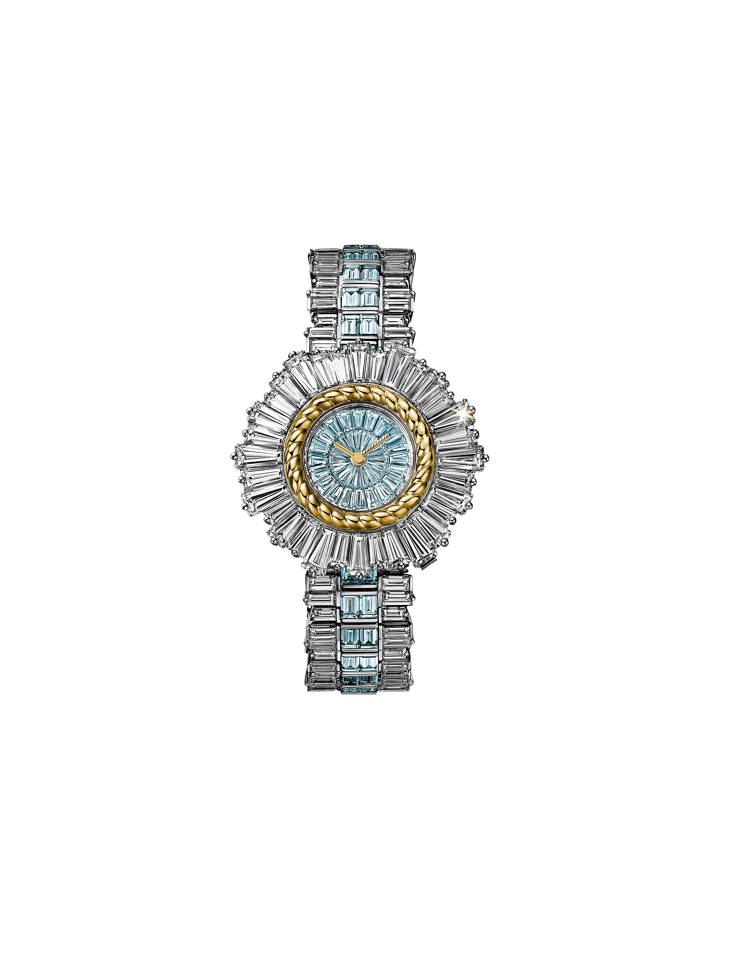 ساعة Rope من المجوهرات الراقية بالأكوامارين من Tiffany & Co ساعة Rope من المجوهرات الراقية بالأكوامارين من Tiffany & Co