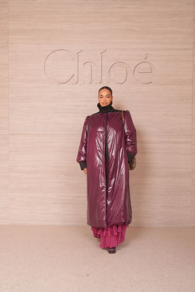 Jorja Smith في عرض Chloé لصيف 2027