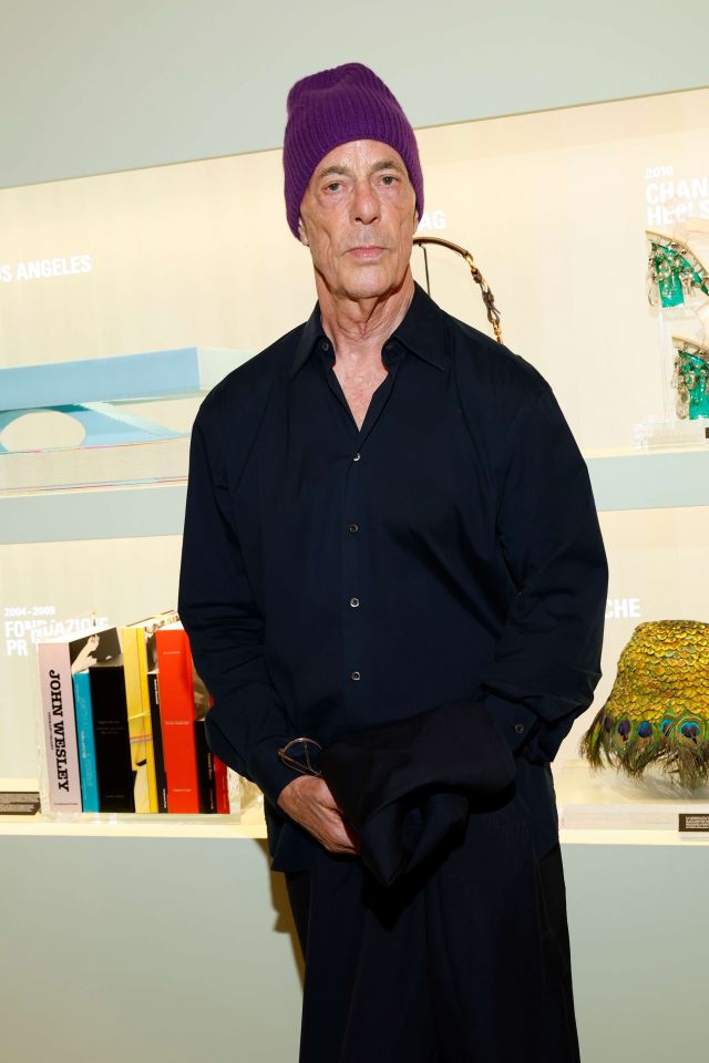 Jacques Herzog في عشاء Prada لمجموعة ربيع وصيف 2027